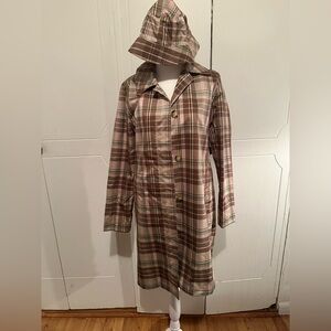 NWT raincoat & matching hat